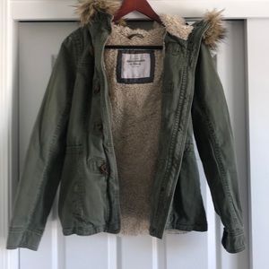 Abercrombie & Fitch Sherpa jacket coat M